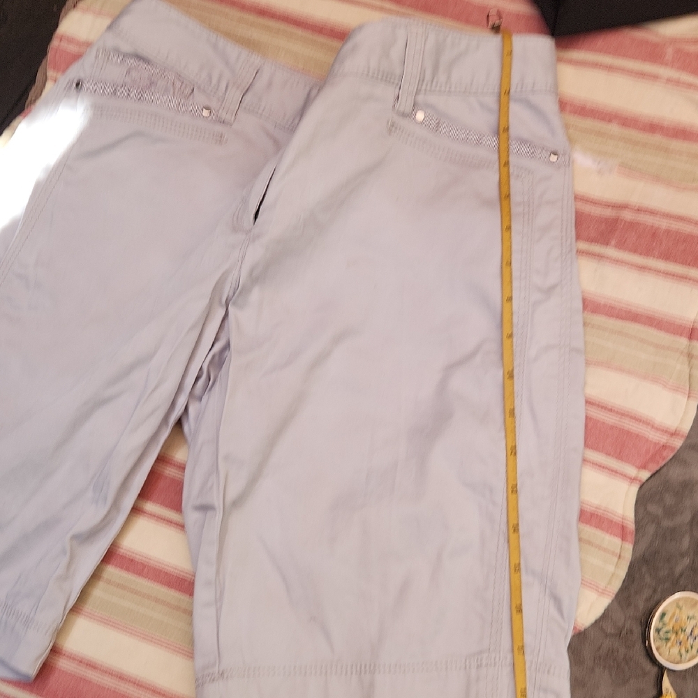 White House Black Market Light Gray Bermuda Shorts - Picture 9 of 12